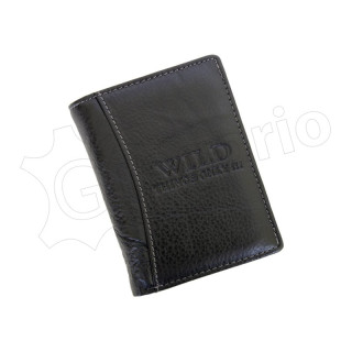 Męski skórzany portfel Wild Things Only 5500/5352 w kolorze czarny