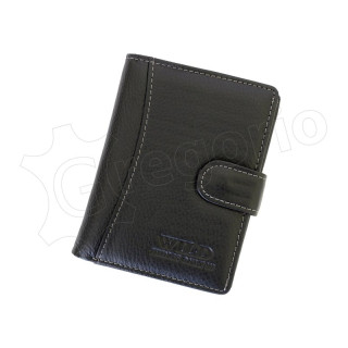 Męski skórzany portfel Wild Things Only 5502 w kolorze czarny